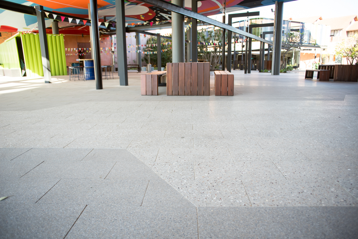 Curtin University Building 410 Lightning Brick Pavers